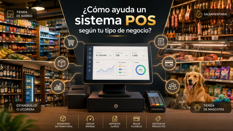 ¿Cómo ayuda un Sistema POS según el tipo de negocio?