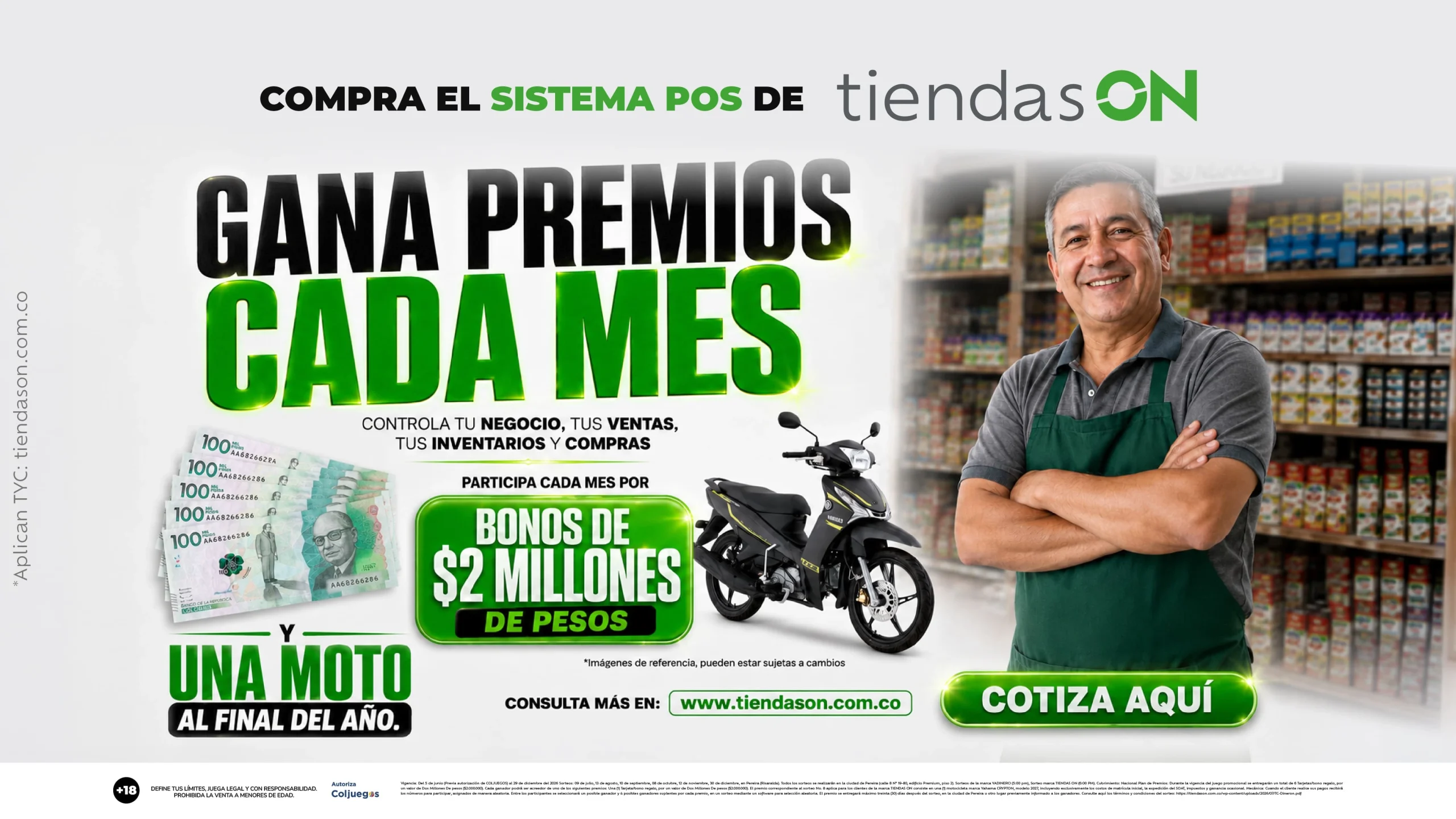 Promoción Tiendas ON