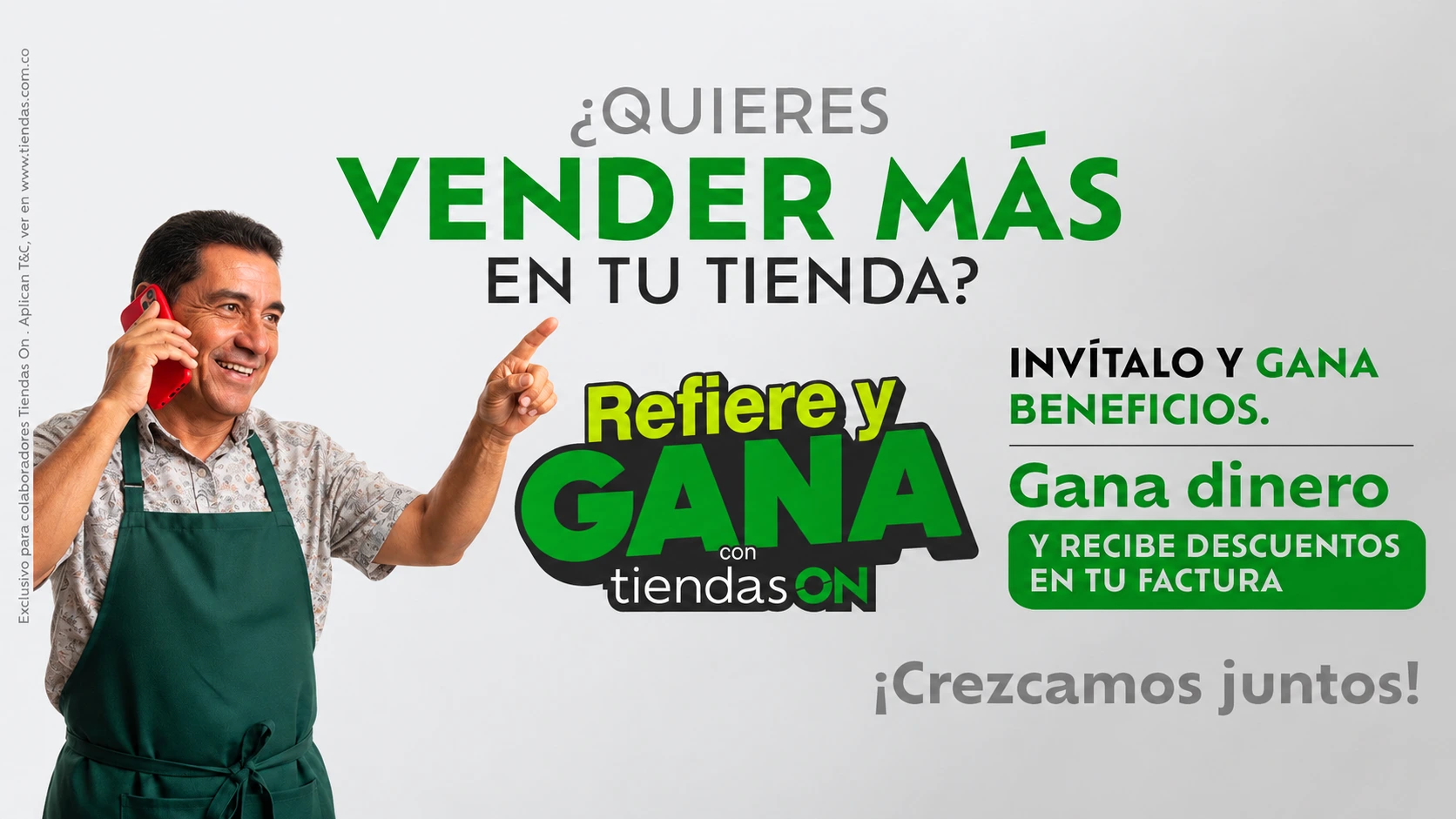 Refiere y gana con Tiendas On